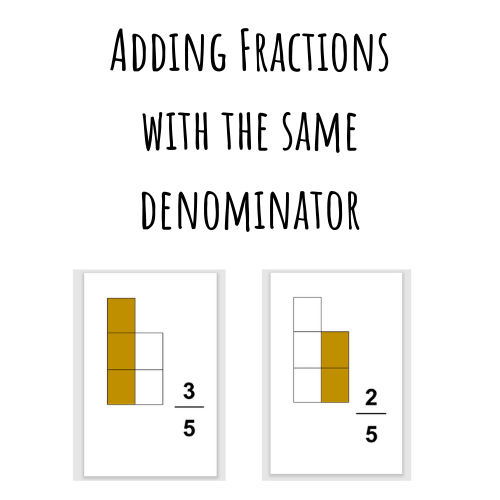 Adding Fractions with the same denominator