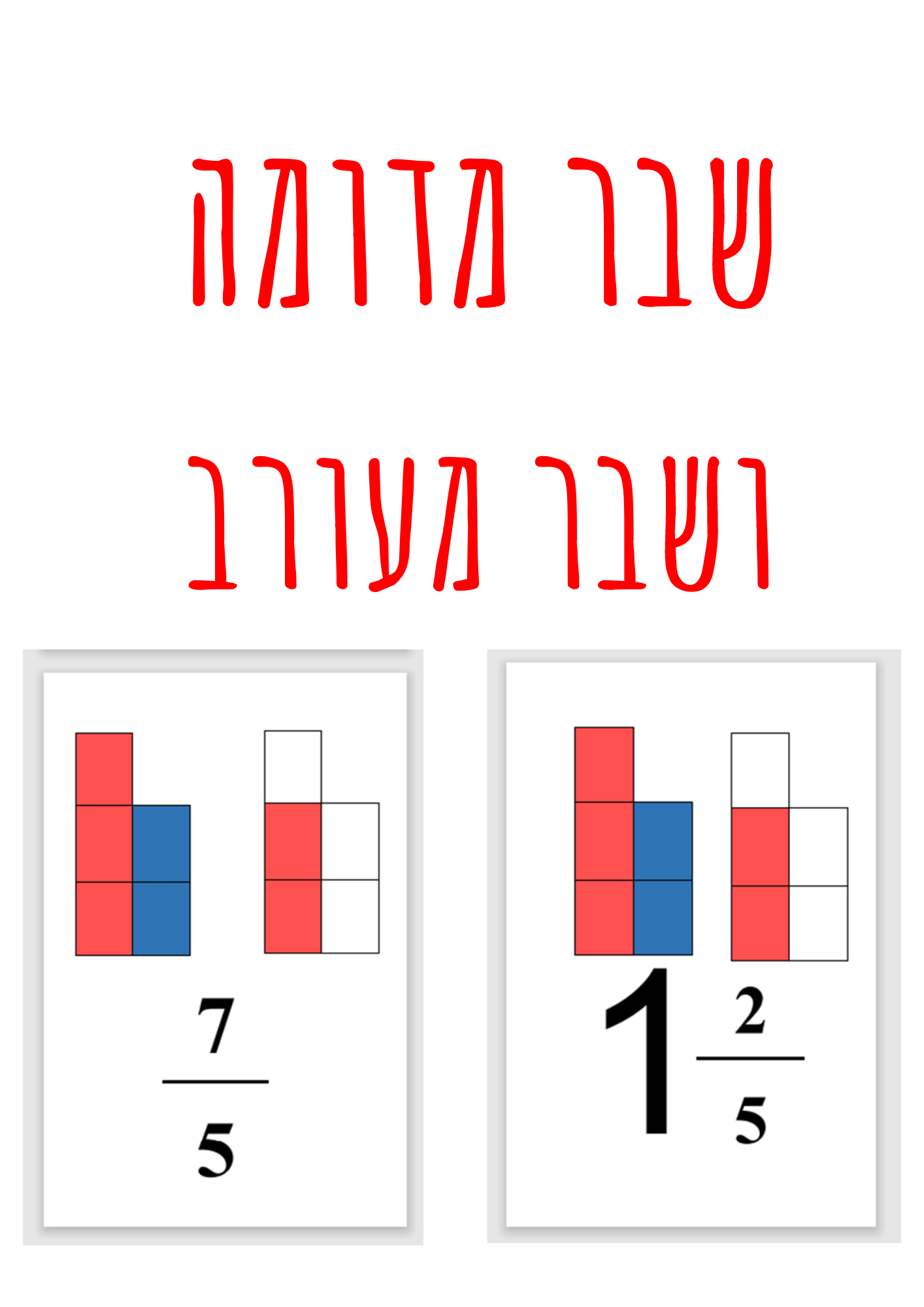 שבר מעורב ומדומה